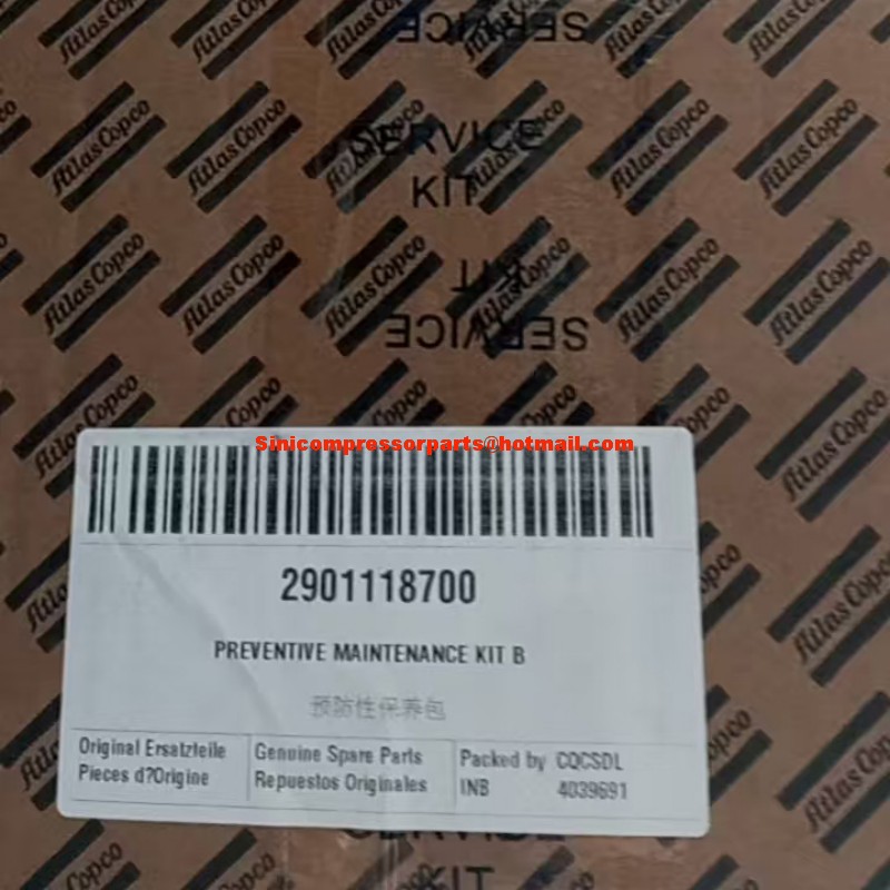 Original Atlas copco 2901118600 2901118700 PM B KIT SERVICE AC Air Oil Filter Compressor Spare Part Service Maintenance KIT