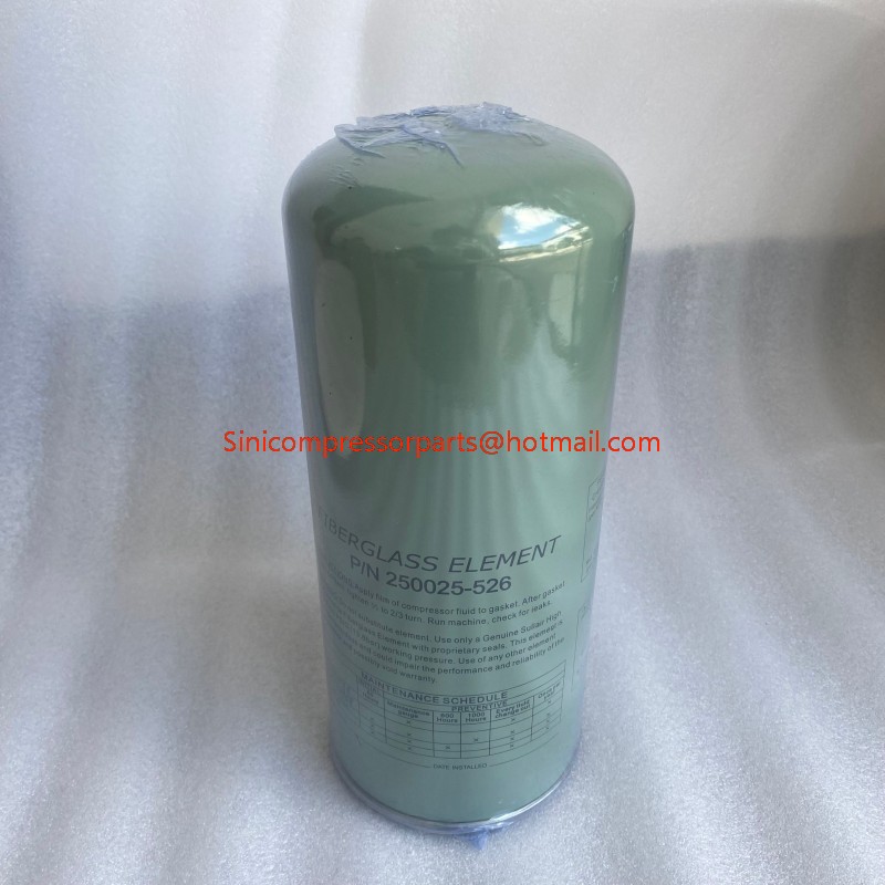 Replacement New Oil Filter for Screw Air Compressor Parts 250025-525 250025-526 250028-032 250026-982