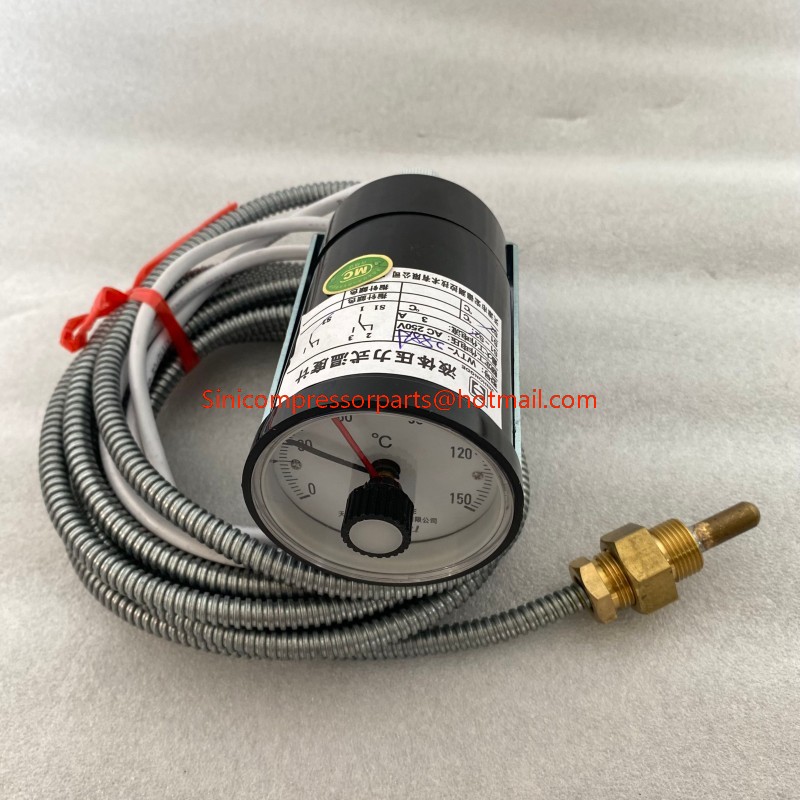 Replace Atlas WIKA SC1560 Air Compressor Spare Parts 1089037611 1089037601 Temperature Switch Valve Type Temperature Gauge