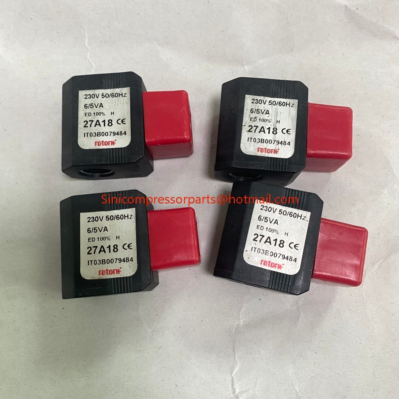 Ship Goods Quickly 27A18 Solenoid Valve Coil 230V Industrial Screw air Compressor Parts