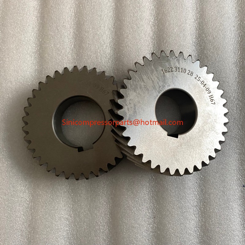 Replacement atlas copco Compressor Part 1622311028 Gear GA30 1622311027 1622-3110-27 1622-3110-28 Gear Set