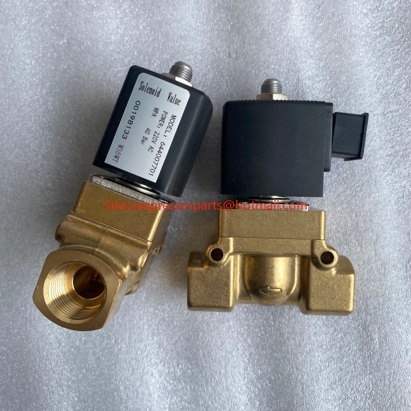 644007701 Solenoid Valve 644007701P for Boge Compressor 220V AC