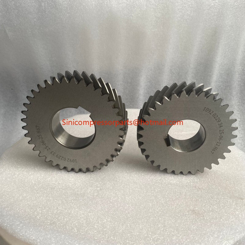 Gear Set 1092022933 1092022934 for Air Compressor High Precision Gear Wheel