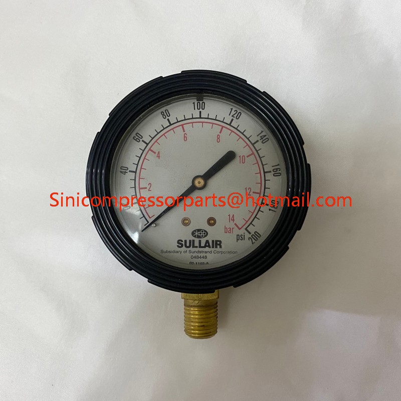 Sullair Screw air Compressor Parts Pressure Gauge 048448 for Sale
