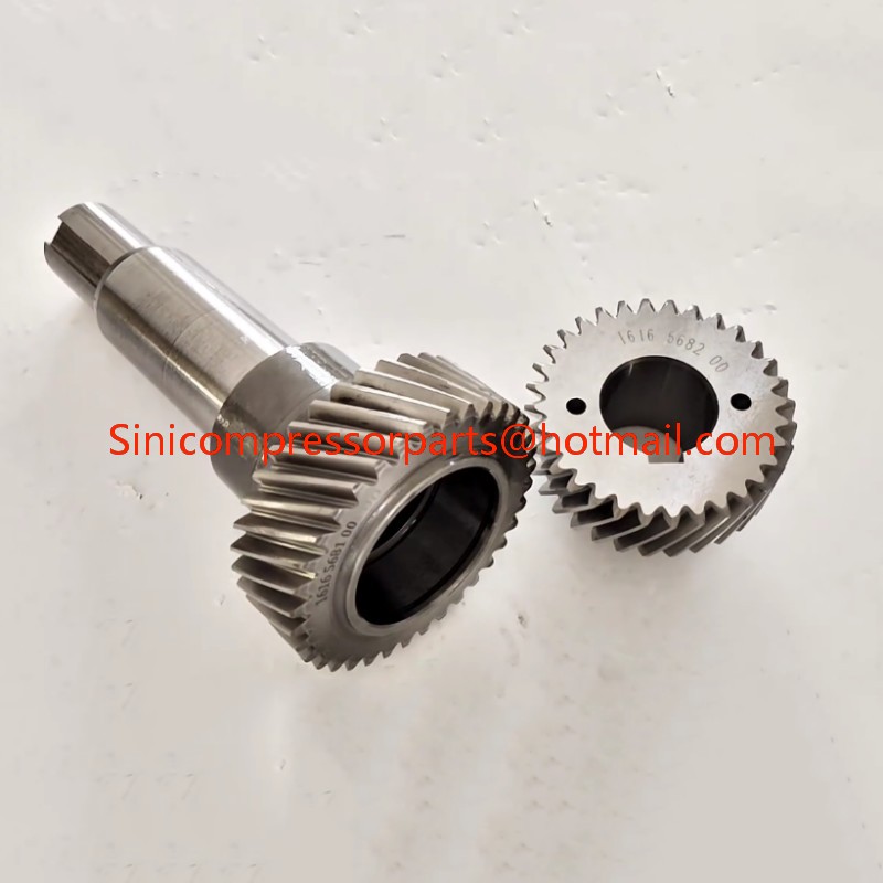 For Atlas Copco Air Compressor Gear Set 1616568100/1616568200 with High Quality 1616 5681 00/1616 5682 00