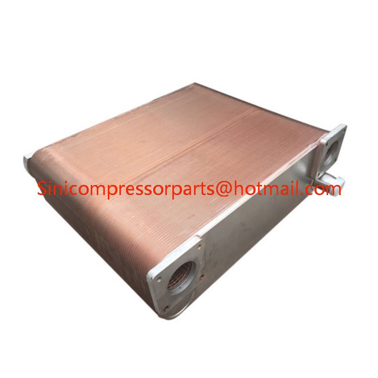 atlas copco 1623712000 Factory Price Heat Exchanger Copper Oil Cooler 1614954300 Radiator for 50hp Screw air Compressor