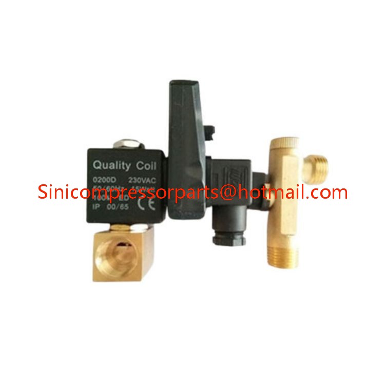 2205442402 Drain Valve Timer 1/2" 16Bar 230VAC Fits for LIUTECH Air Compressor