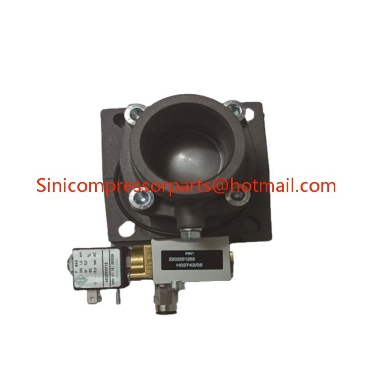 Atlas Copco Inlet Valve Assembly 2202251255 REGOLATORE ASP.15-20HP C55 FOR OIL INJECTED SCREW COMPRESSOR