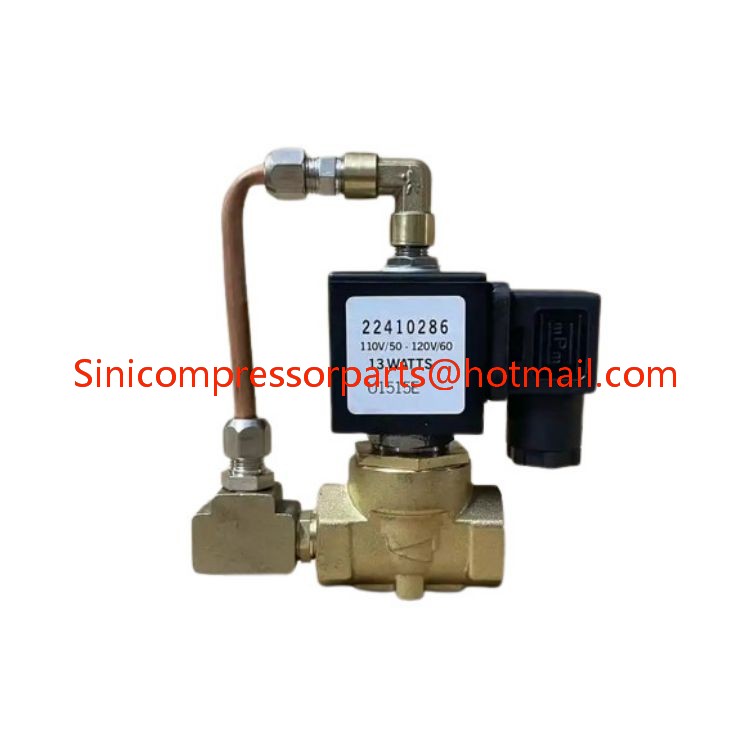 22410286 42590083 39198569 23969298 47677733001 Ingersoll Rand IR Air Compressor Drain Solenoid Valve