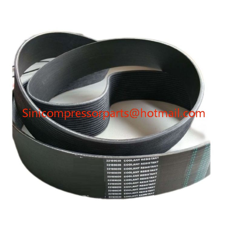 22189039 Ingersoll Rand Air Compressor Spare Parts V Belt for Industrial Screw Air Compressor Parts