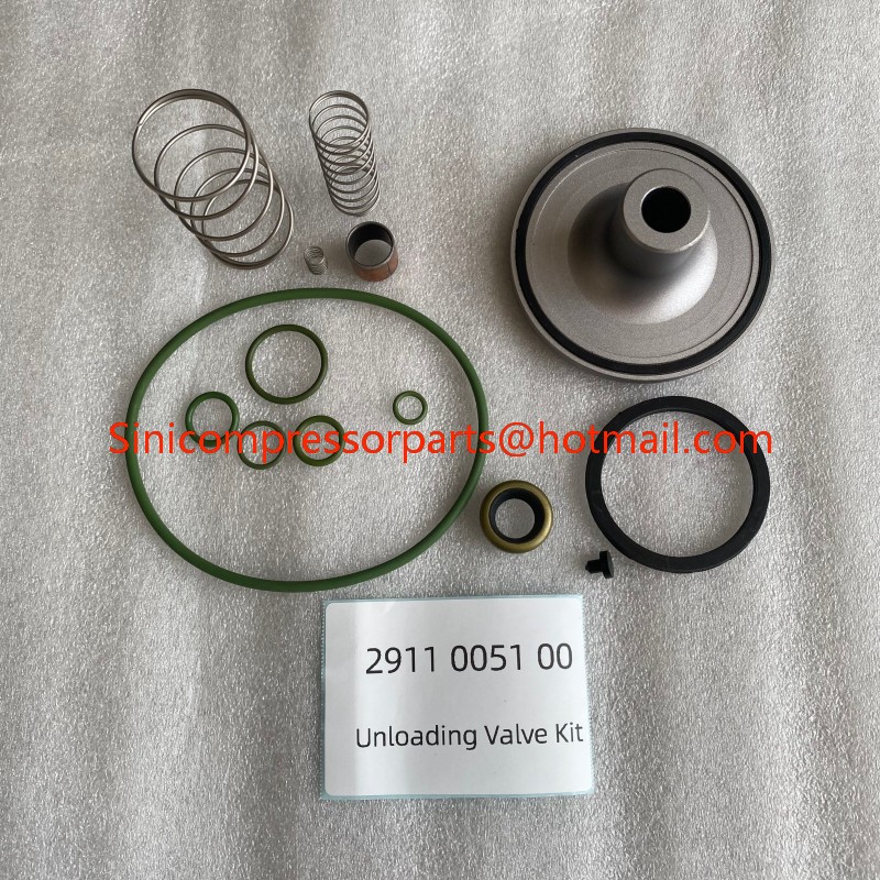 2911005100 KIT UNLOADING VALVE FOR OIL INJECTED SCREW COMPRESSORS atlas copco 2911-0051-00 